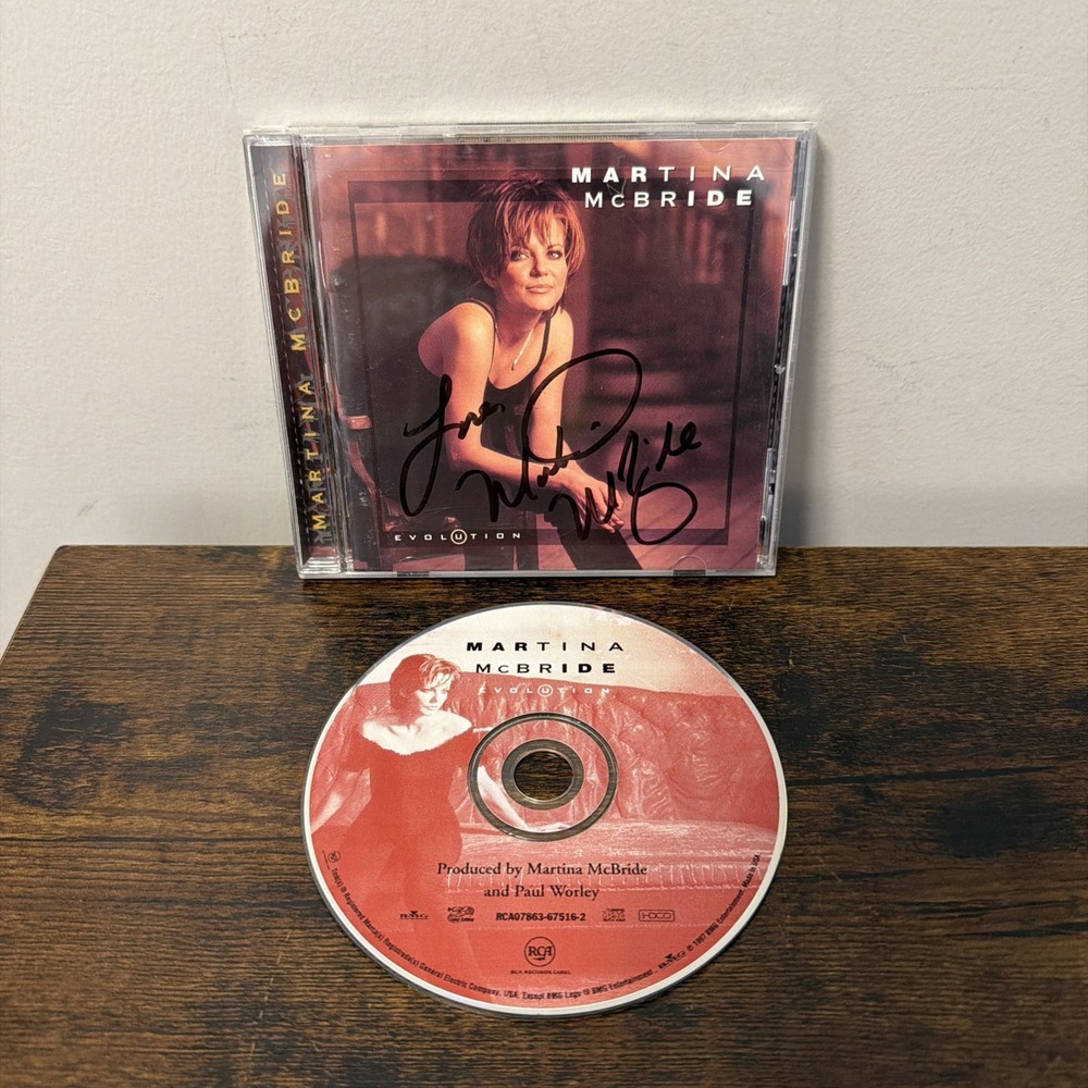Martina McBride: Evolution CD, Signed/Autograph Booklet, Country Music Auto!‎